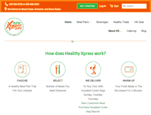 Tablet Screenshot of healthyxpress.com
